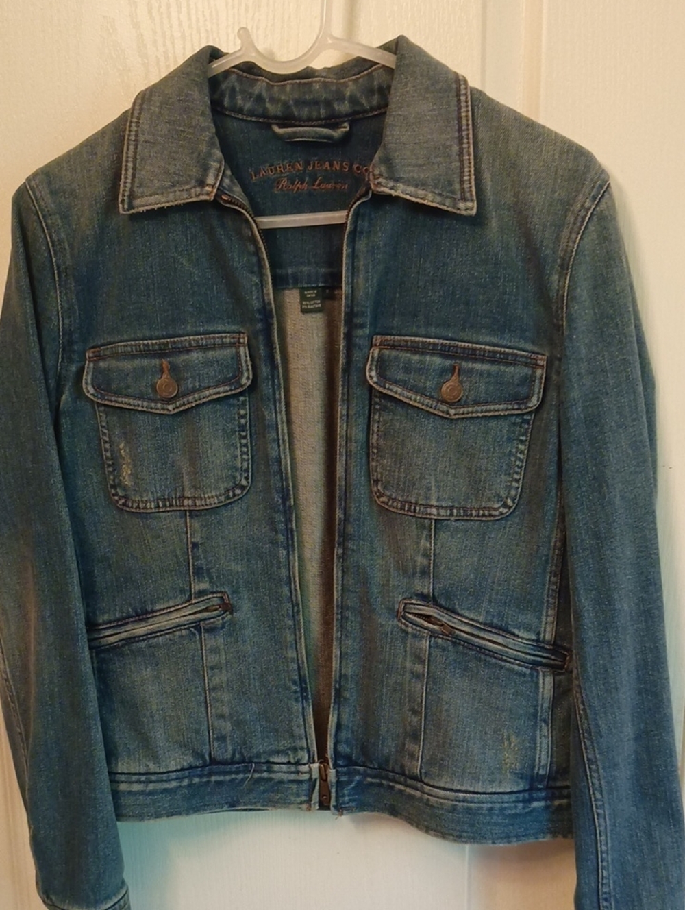Ralph Lauren Distressed Blue Denim Jacket